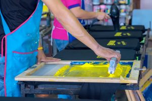 hands-on screen printing